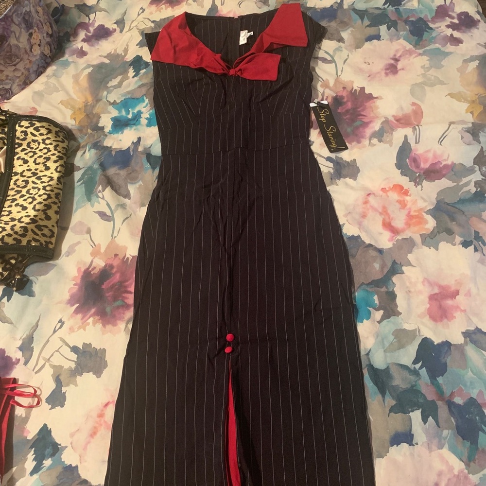 Stop Staring Retro Style Dress